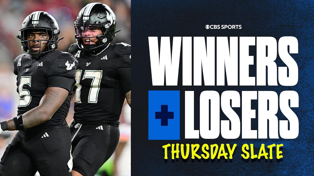 College Football Week 1 Winners & Losers: USF upsets Boise St., Wisconsin struggles | Thursday Slate