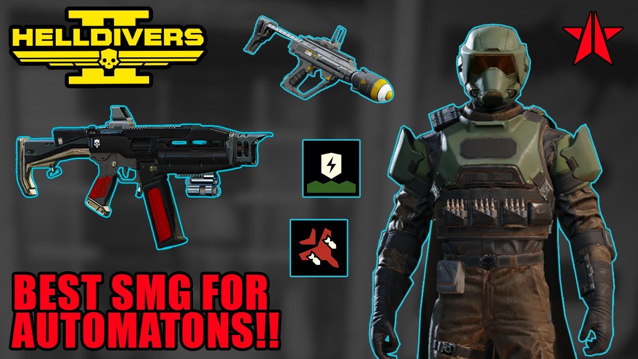 Helldivers 2 - MY *FAVORITE* SMG FOR CRUSHING AUTOMATONS!! (Solo Max Difficulty)