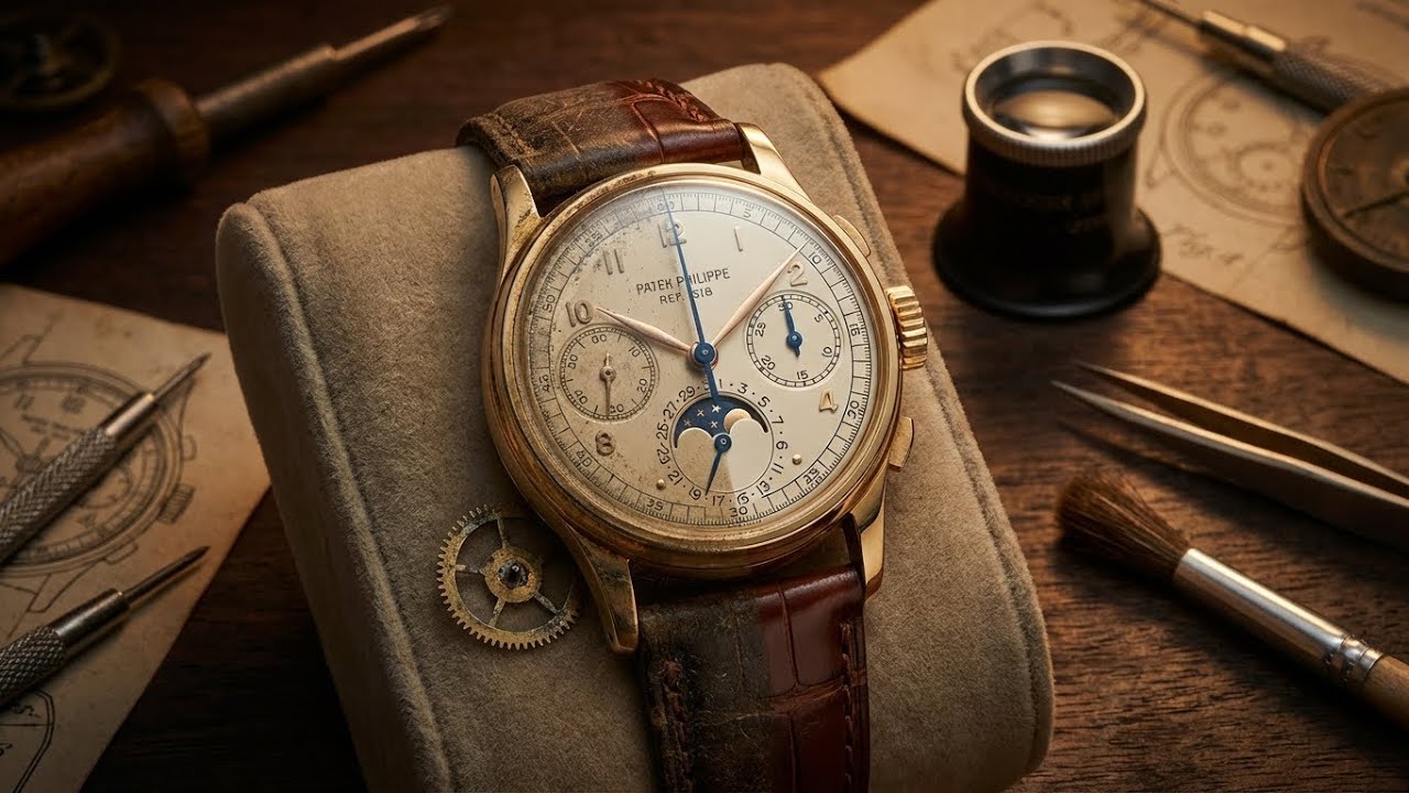 Restoring a forgotten $11 million Patek Philippe Ref. 1518 | Extremely relaxing ASMR