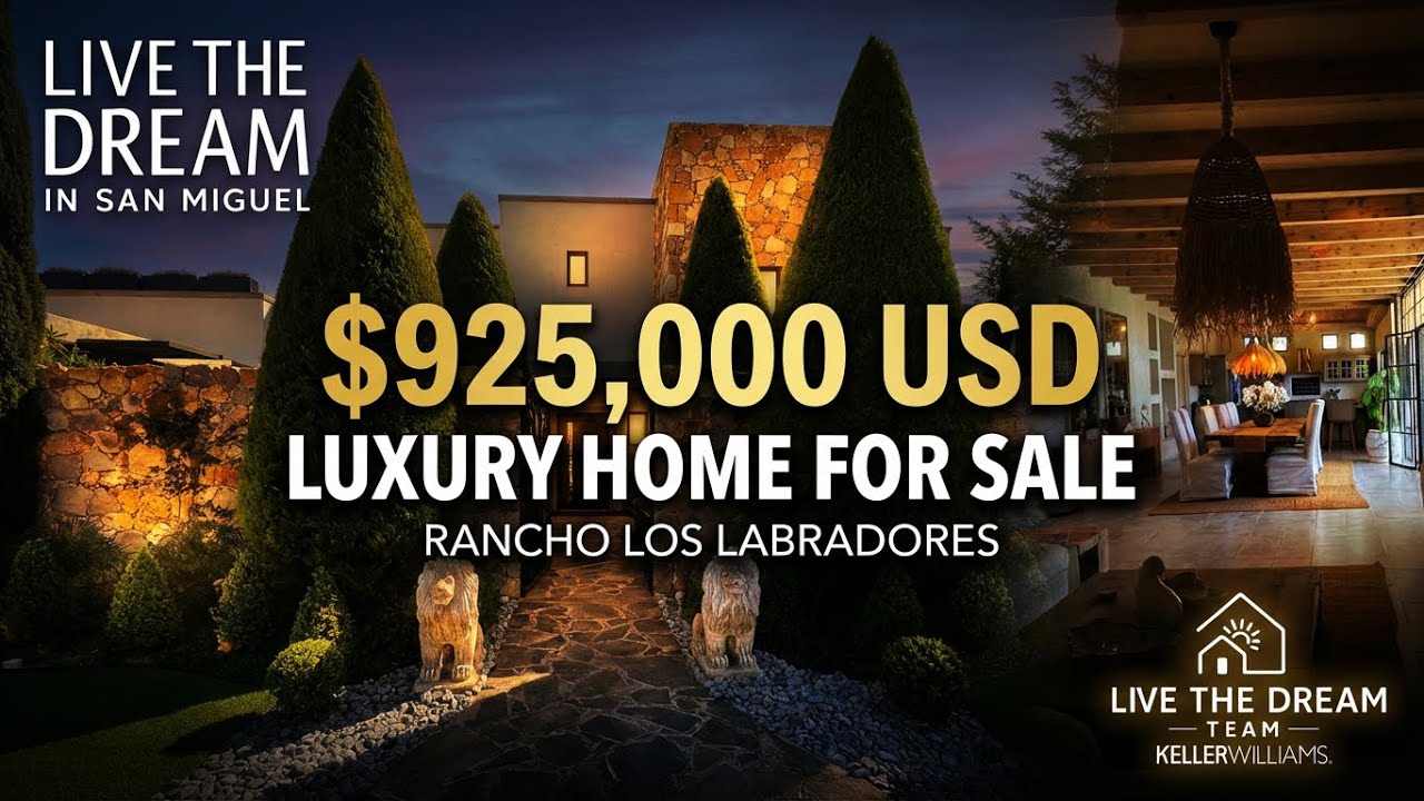$925,000 Luxury Home in Rancho Los Labradores | San Miguel de Allende Real Estate | Full Video