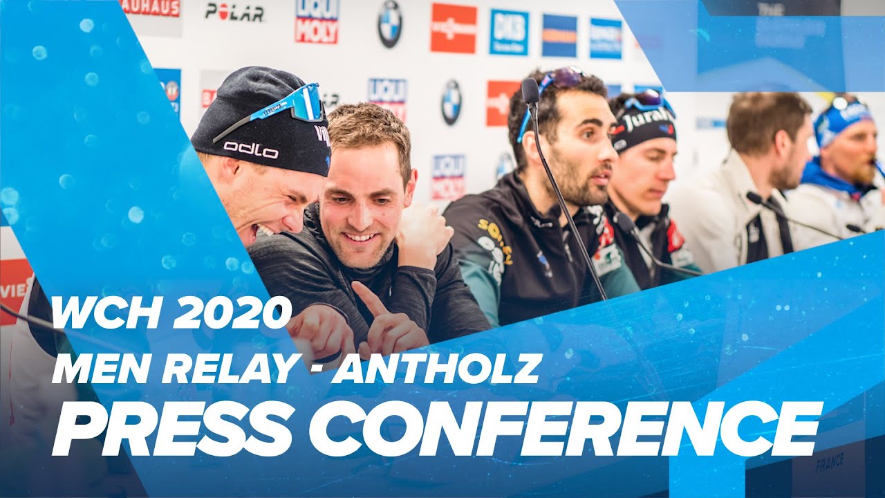 Antholz 2020: Men Relay Press Conference