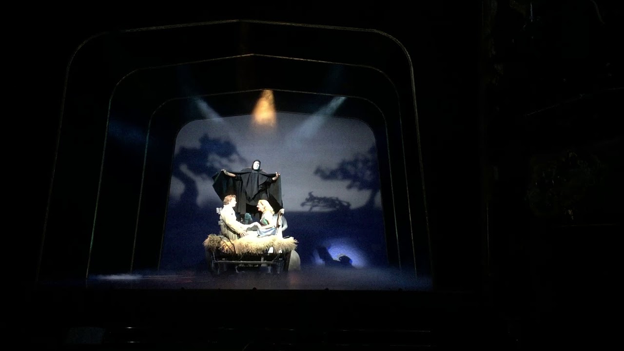 Young Frankenstein West End Video demonstrating backlit shadow tree roller
