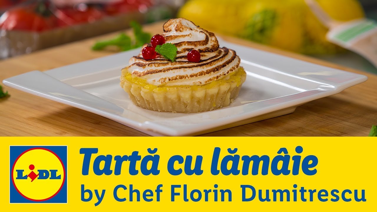 Tarta cu lamaie • Gateste cu Chef Florin Dumitrescu