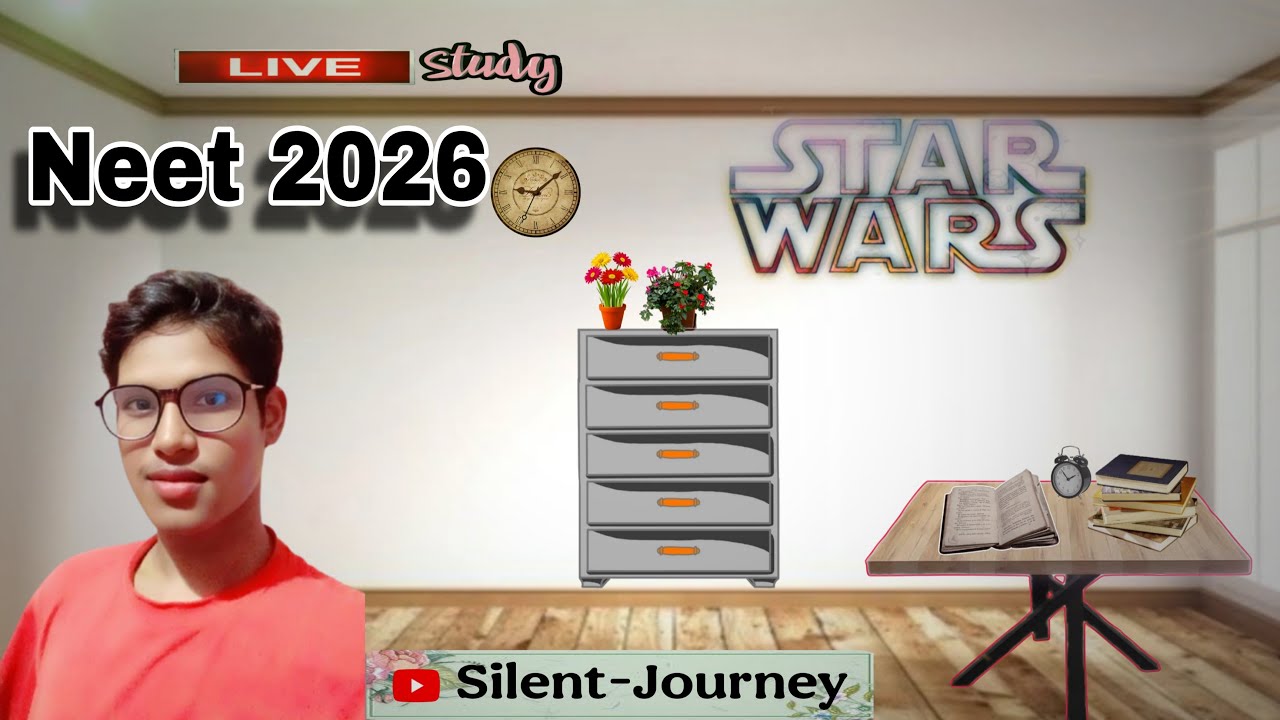 🌿 Study With Me LIVE | NEET 2026 Aspirant || #NEET2026 #LiveStudy #StudyWithMe #NEETDropper