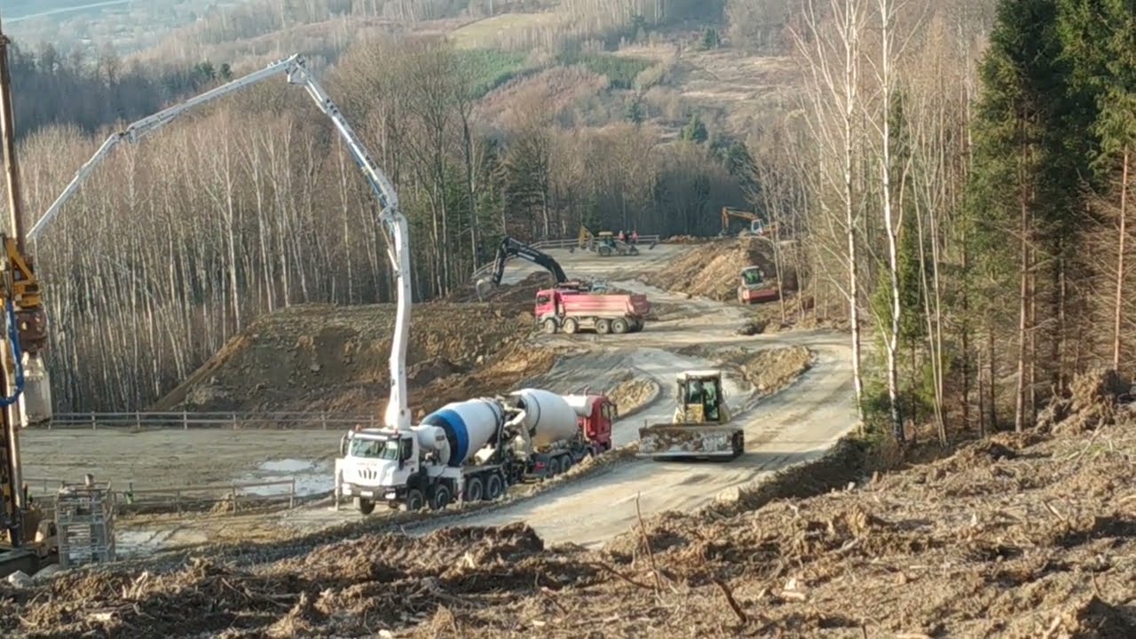 VIA Carpatia, s19 бетонные сваи, самый высокий виадук.