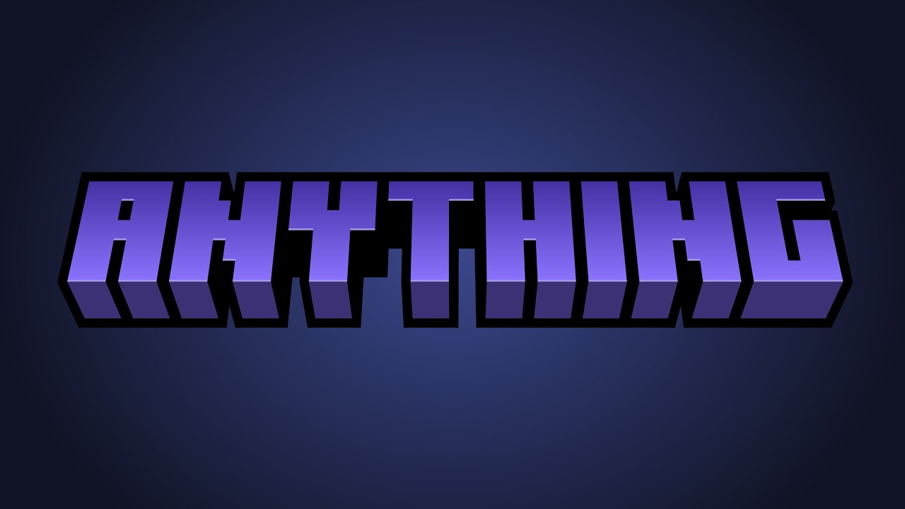 Minecraft Logo Tutorial (outdated, 01/07/2022)