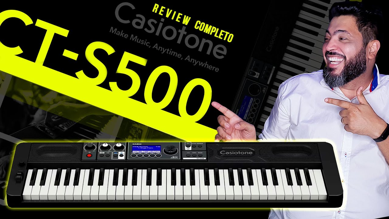 UM TECLADO PORTÁTIL E PODEROSO | REVIEW CASIO CT-S500