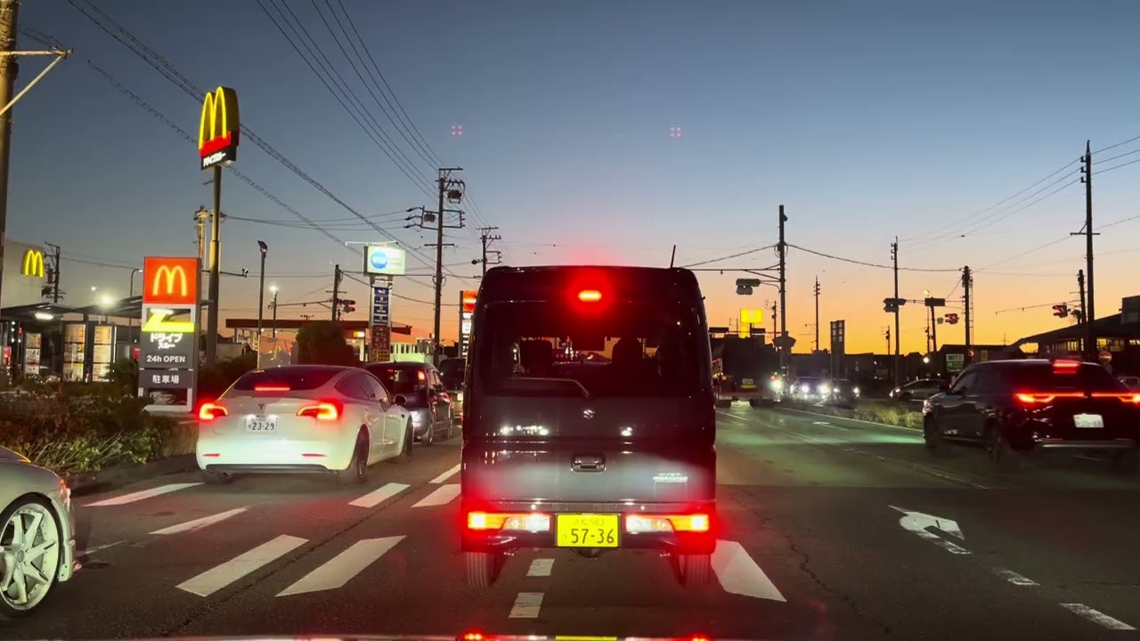 Enjoy the driving in Japan! Local street scenes of Japan! Enjoy the Japanese atmosphere.