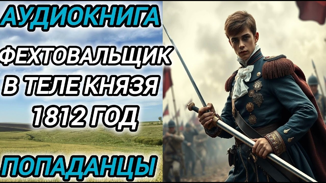 Аудиокнига ПОПАДАНЦЫ В ПРОШЛОЕ: ФЕХТОВАЛЬЩИК В ТЕЛЕ КНЯЗЯ 1812 ГОД