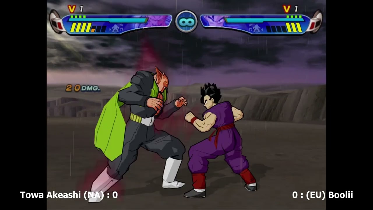 Budokai 3, new PvP Tournament NA vs EU : 1st matchup - Towa (Dabura) vs Boolii (Gohan)