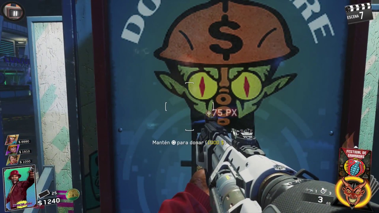Zombies in Spaceland - Call of Duty Infinite Warfare - PS4 PRO - Gameplay en español sin comentarios