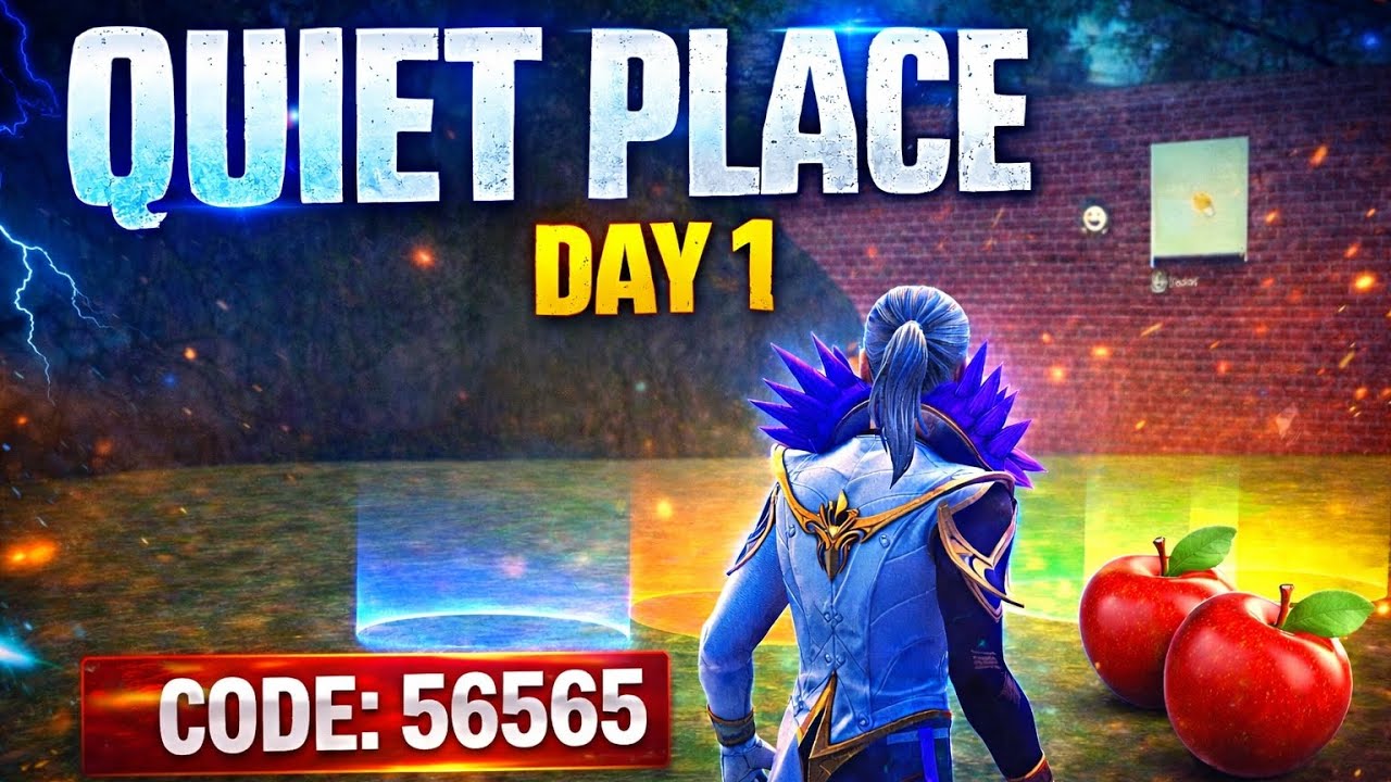 Quiet Place Day 1 🔥 | BGMI Parkour Map CODE 56565