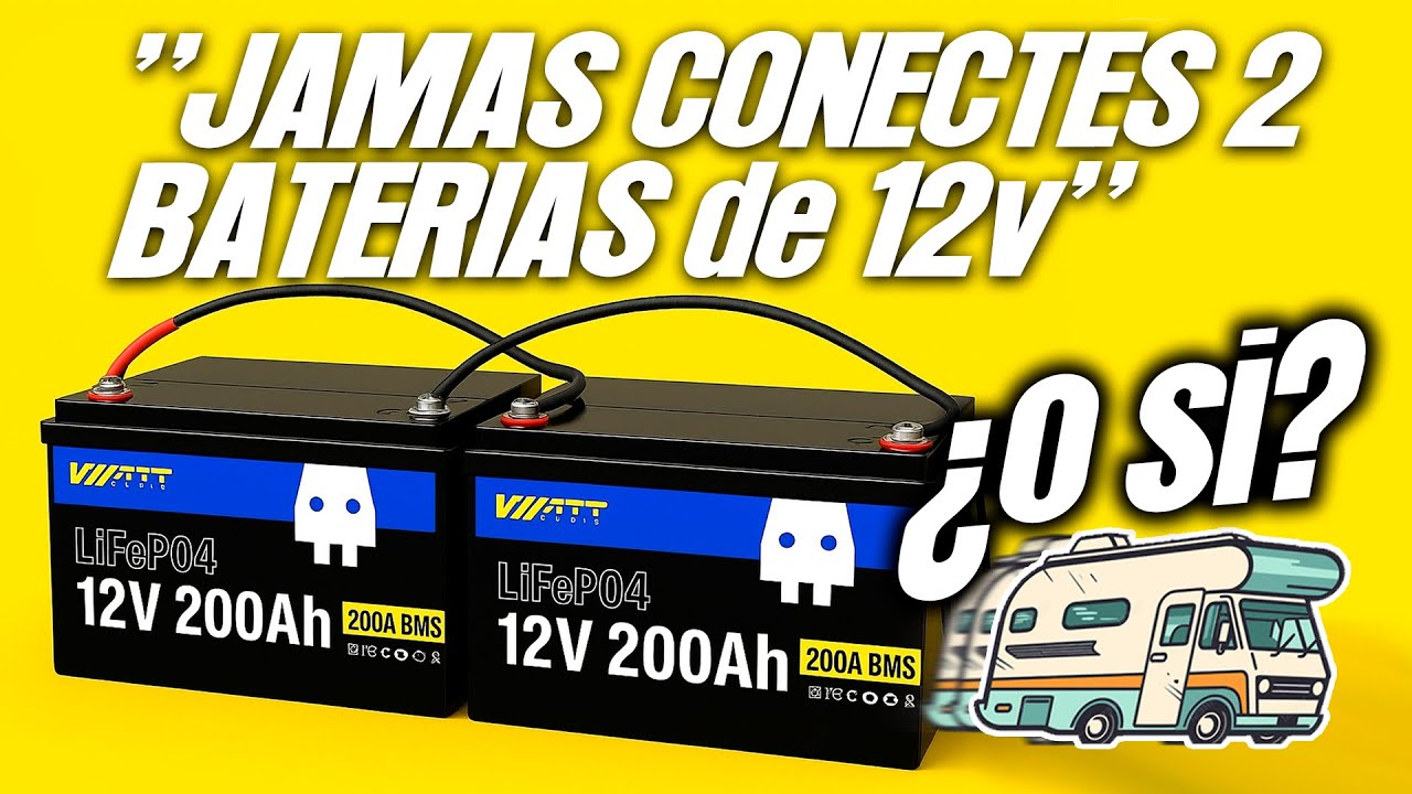 12v | Baterías en Paralelo | Lo que NO debes hacer JAMÁS