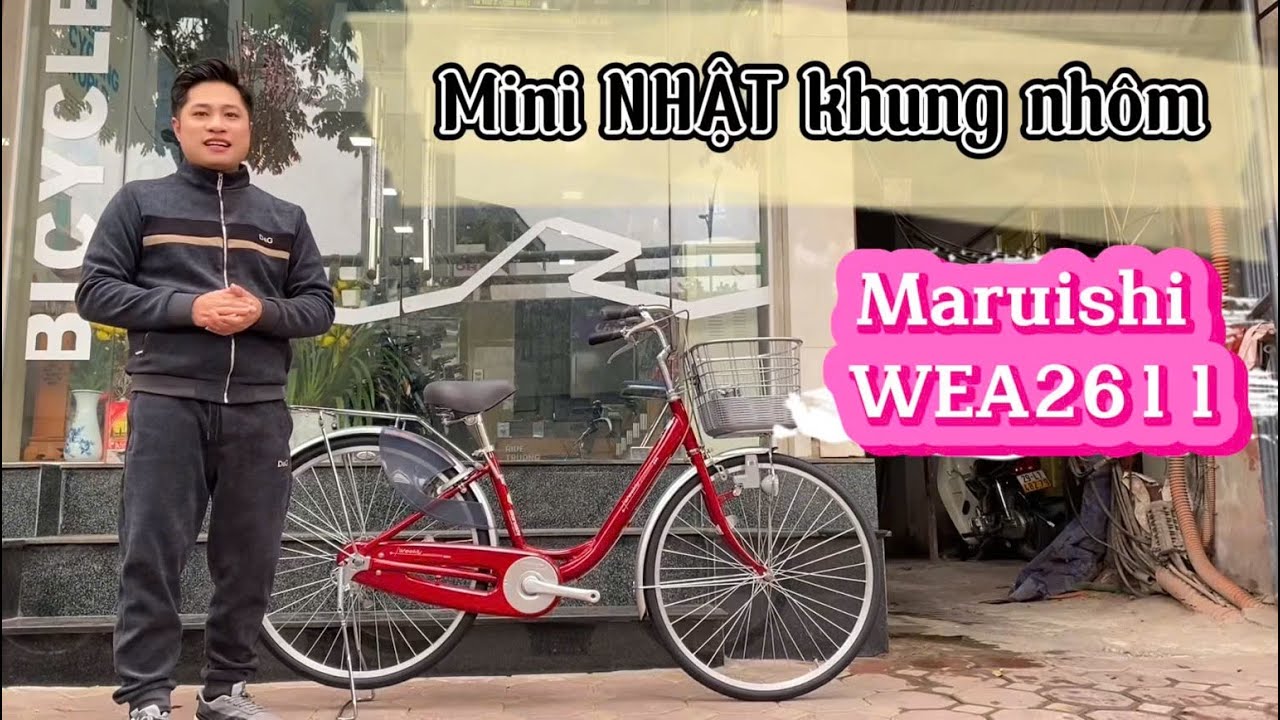 Mini nhật khung nhôm Maruishi Wea2611 |xedap24h
