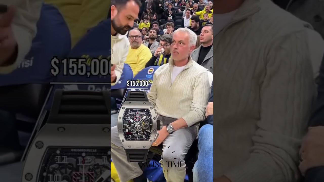 Jos&eacute; Mourinho Spotted in a &pound;125K Richard Mille Watch! ⌚🔥 #Shorts #Josemourinho #Richardmille