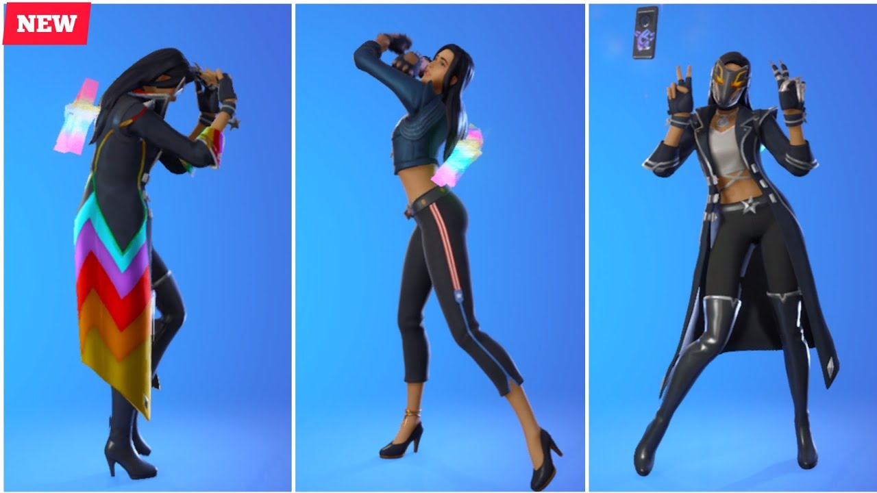 fortnite NEW Chica Skin Showcase With Icon Series Dances & Emotes|New icon series skin
