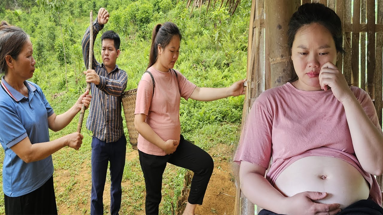 TIMELAPSE: Life of a 20 year old single mom - harvesting gourd - Mother came to me looking for him