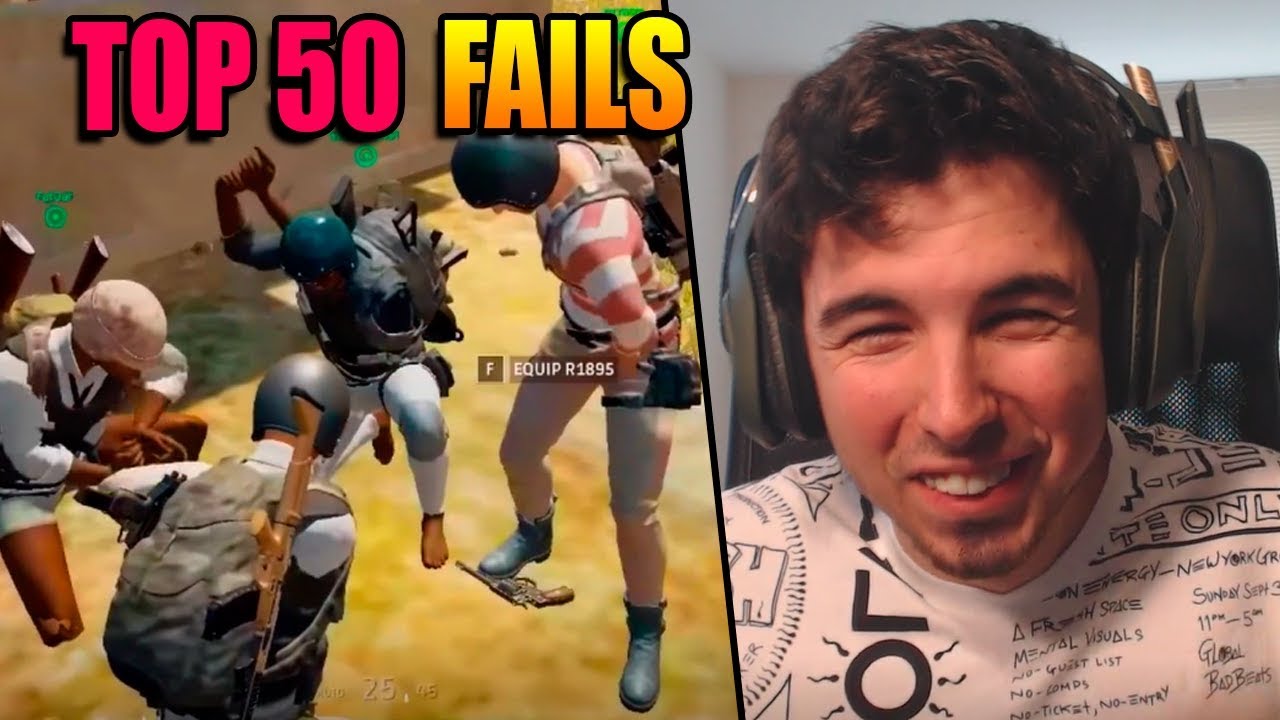 REACCIONANDO AL TOP 50 FAILS DE PLAYERUNKNOWN'S BATTLEGROUNDS (PUBG)