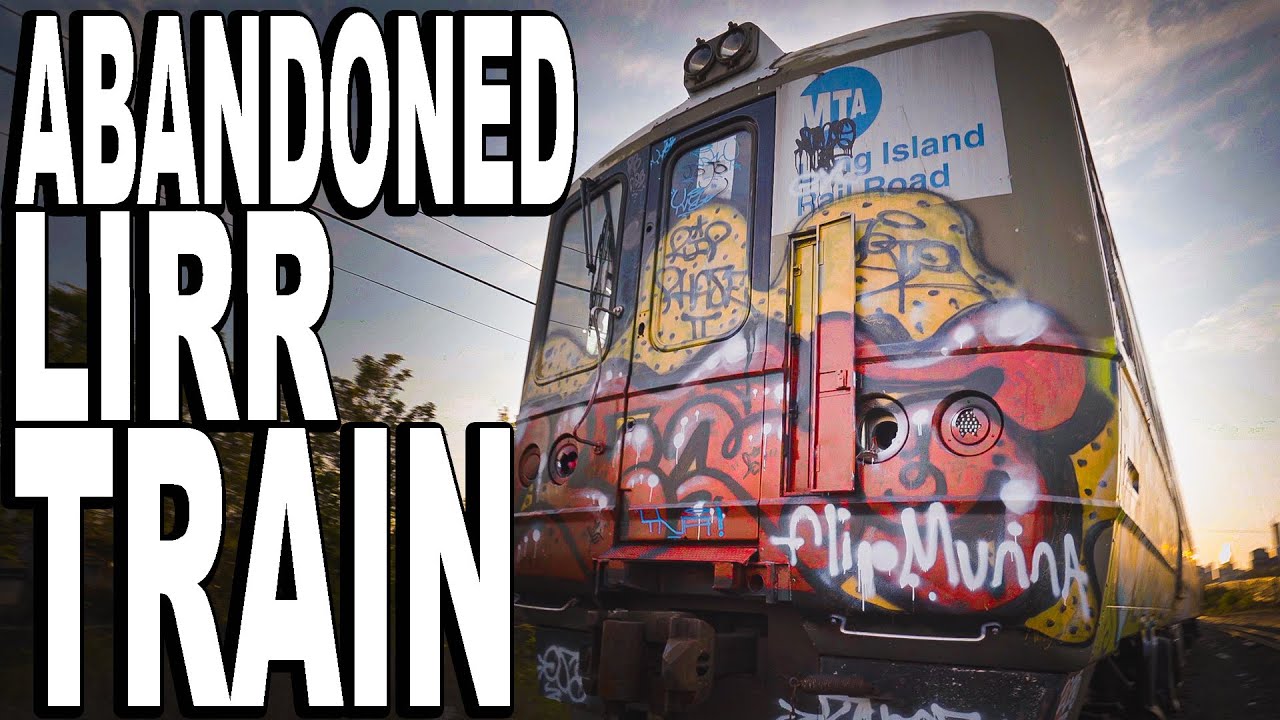 ABANDONED LIRR TRAIN AND TRACKS!!!