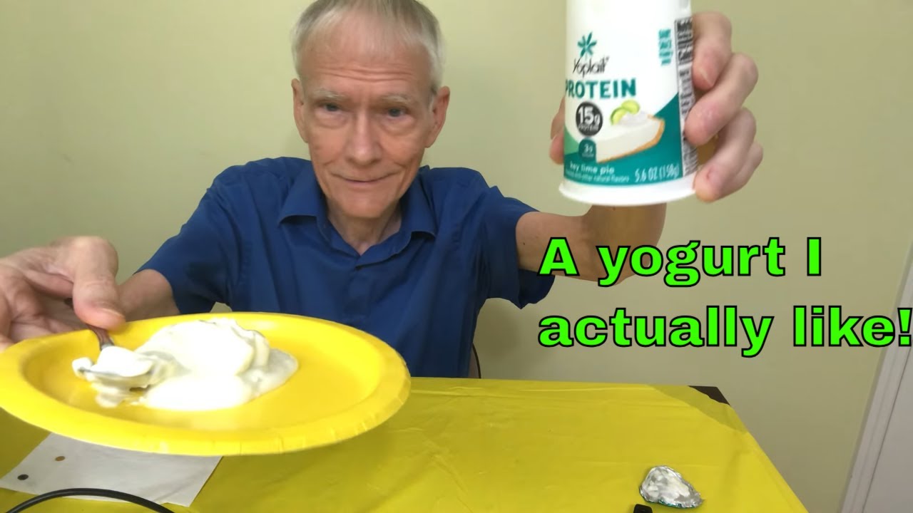 ASMR: Протеиновый лаймовый пирог Yoplait, молочная закуска!