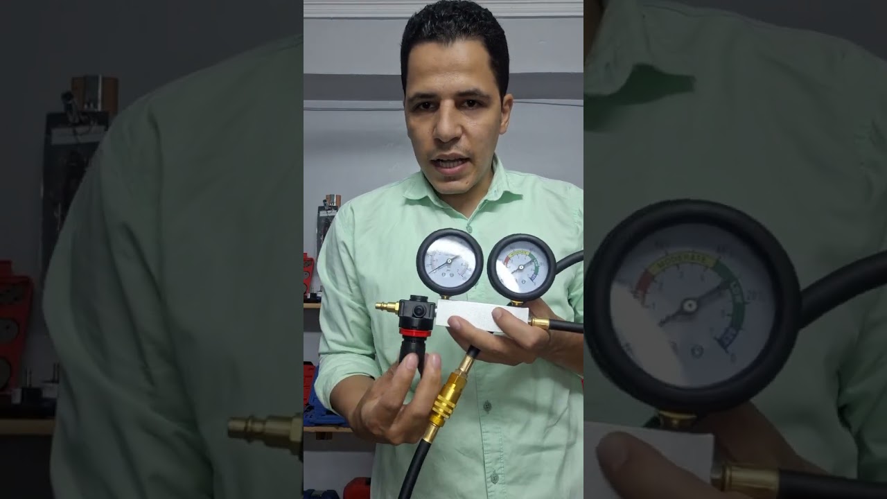 شرح استخدام جهاز Leak Down test جهاز تسريب السلندر