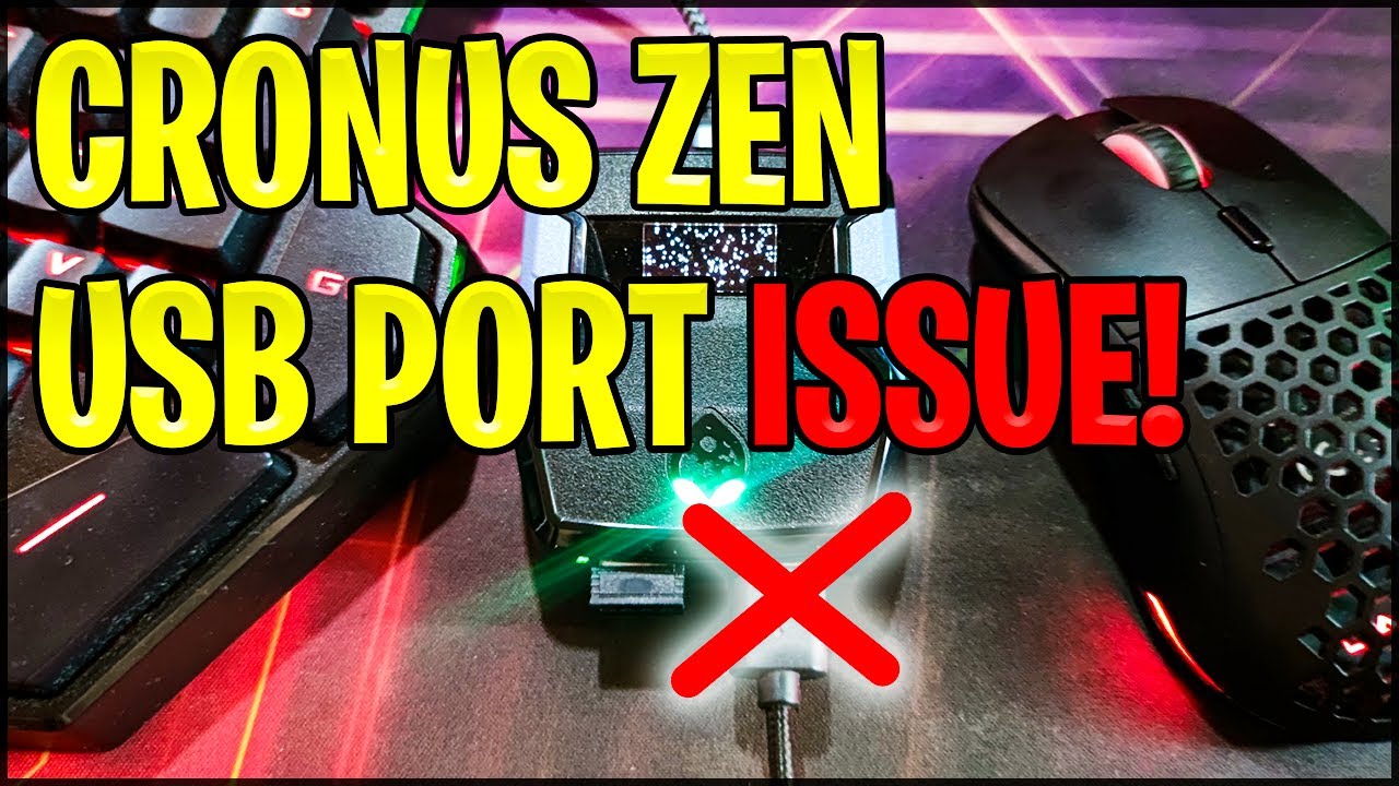 ПК Cronus Zen не распознает один из портов USB