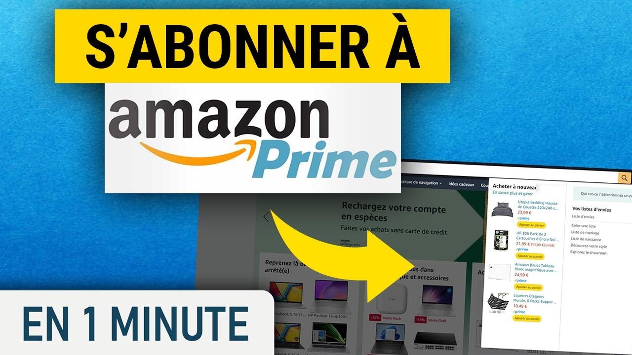 Comment s'abonner &agrave; Amazon Prime (avoir la livraison rapide et gratuite)