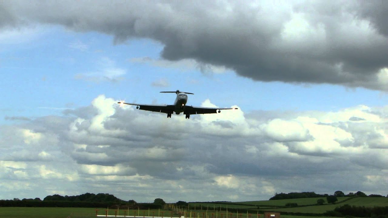 RAF  VC-10 ZA149 LANDING BRIZE NORTON, SUNDAY 17 JUNE 2012