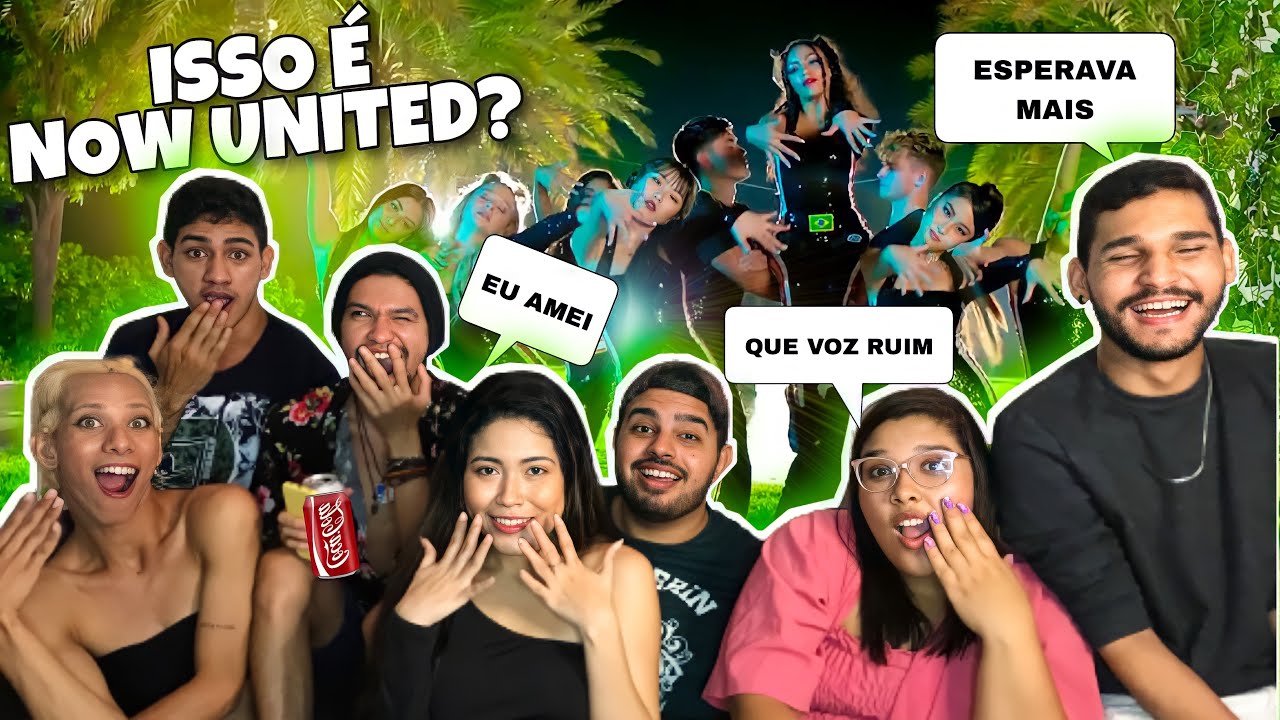 AMIGOS REAGINDO AO NOW UNITED PELA PRIMEIRA VEZ | REACT LEAN ON  ME | Bryan Gomes