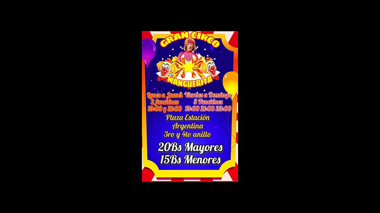 ‼️CIRCO MANGUERITA‼️ 🤡 #manguerita #chiimbombita 🤡🎪