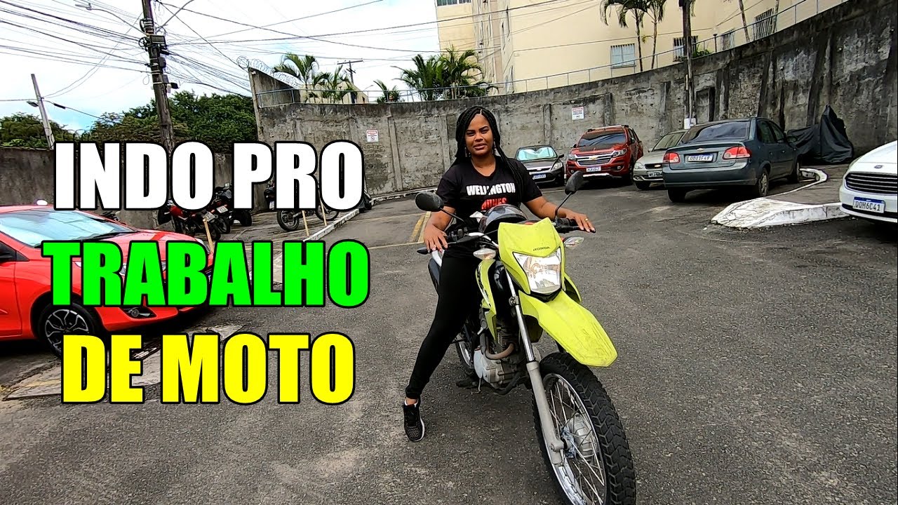 PRIMEIRA VEZ DELA INDO PRO TRABALHO DE MOTO