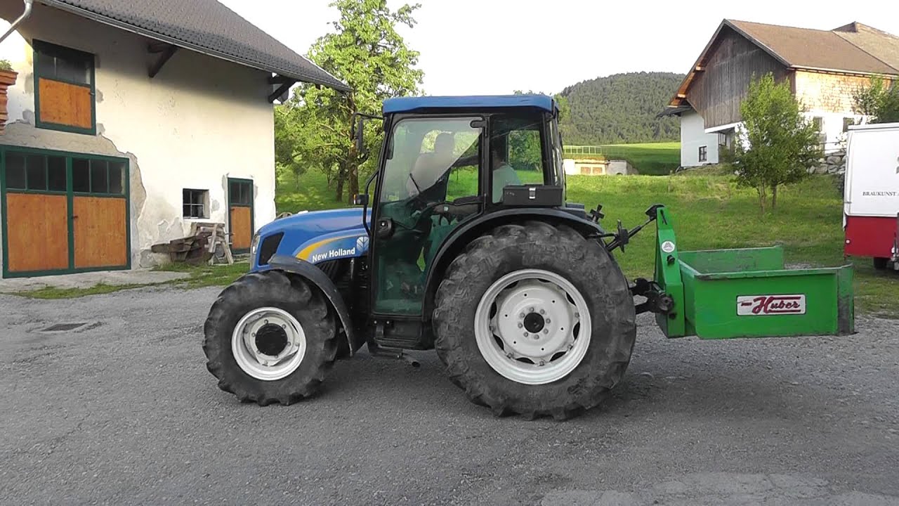 First Time New Holland Tractor Drive TN70D