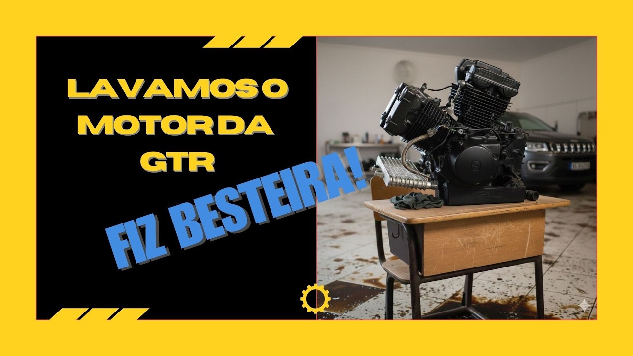 2026 Comet GTR 250 EP 09 - Lavando o motor, Fiz besteira!!!!?????