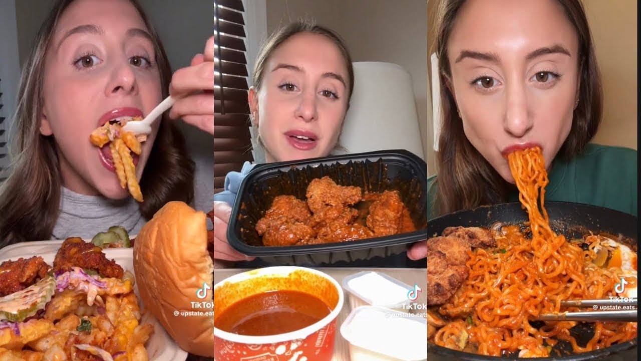 THE BEST COMPILATION OF @upstate.eats MUKBANG!
