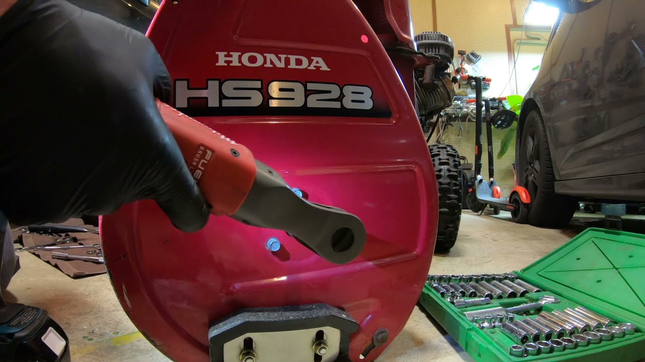 Honda HS928 Auger Bearing Replacement - all three