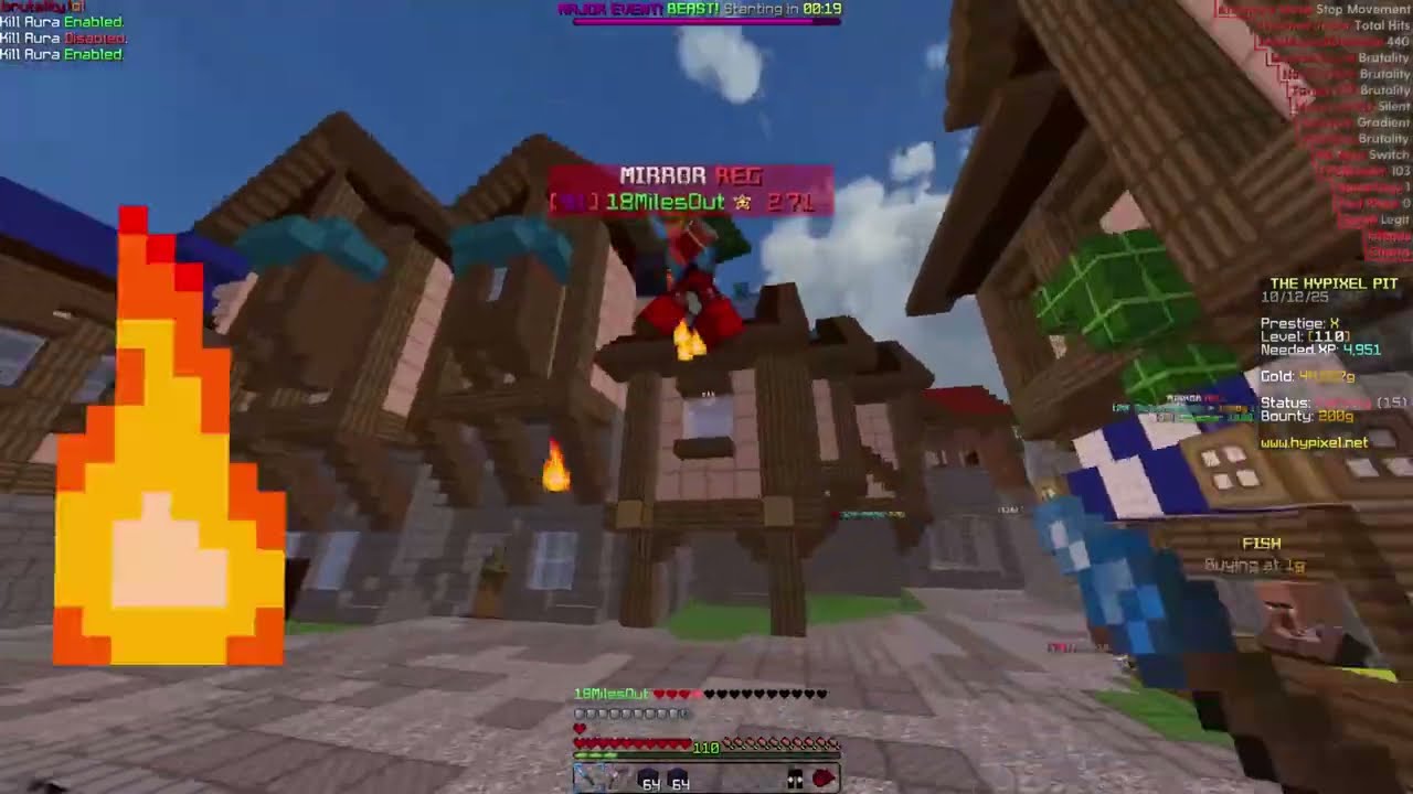 Brutality Client OWNS The Hypixel Pit (brutality.lol)