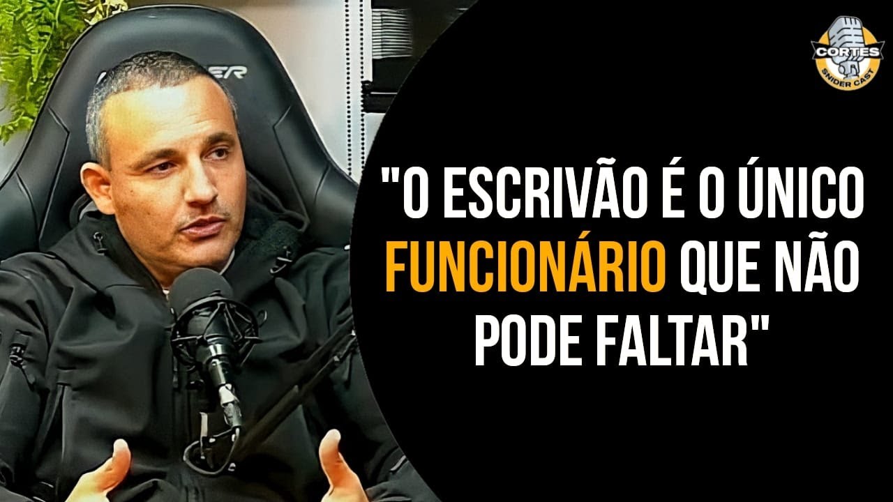 DELEGADO PALUMBO EXPLICA A IMPORT&Acirc;NCIA DE UM ESCRIV&Atilde;O NA POLIC&Iacute;A