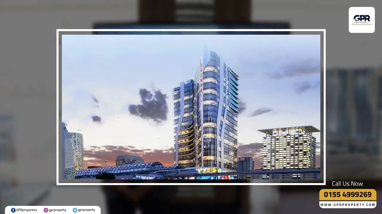 مونوريل تاور مول العاصمة الادارية | Monorail Tower Mall New Capital | ERG Development