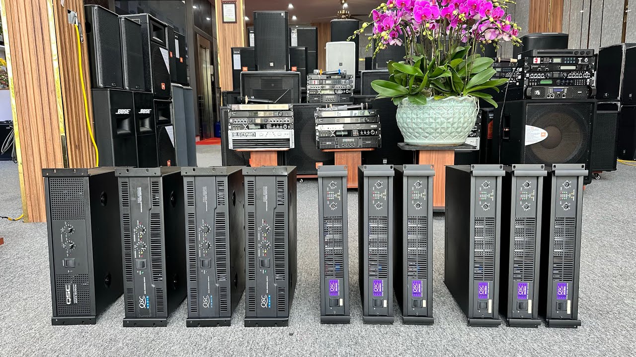 Đẩy Mỹ QSC 3022 - 3422- 4050. - 5050. ISA 1350. Crown 5002. Vang số JD K20pro. Đt 0936.583.140
