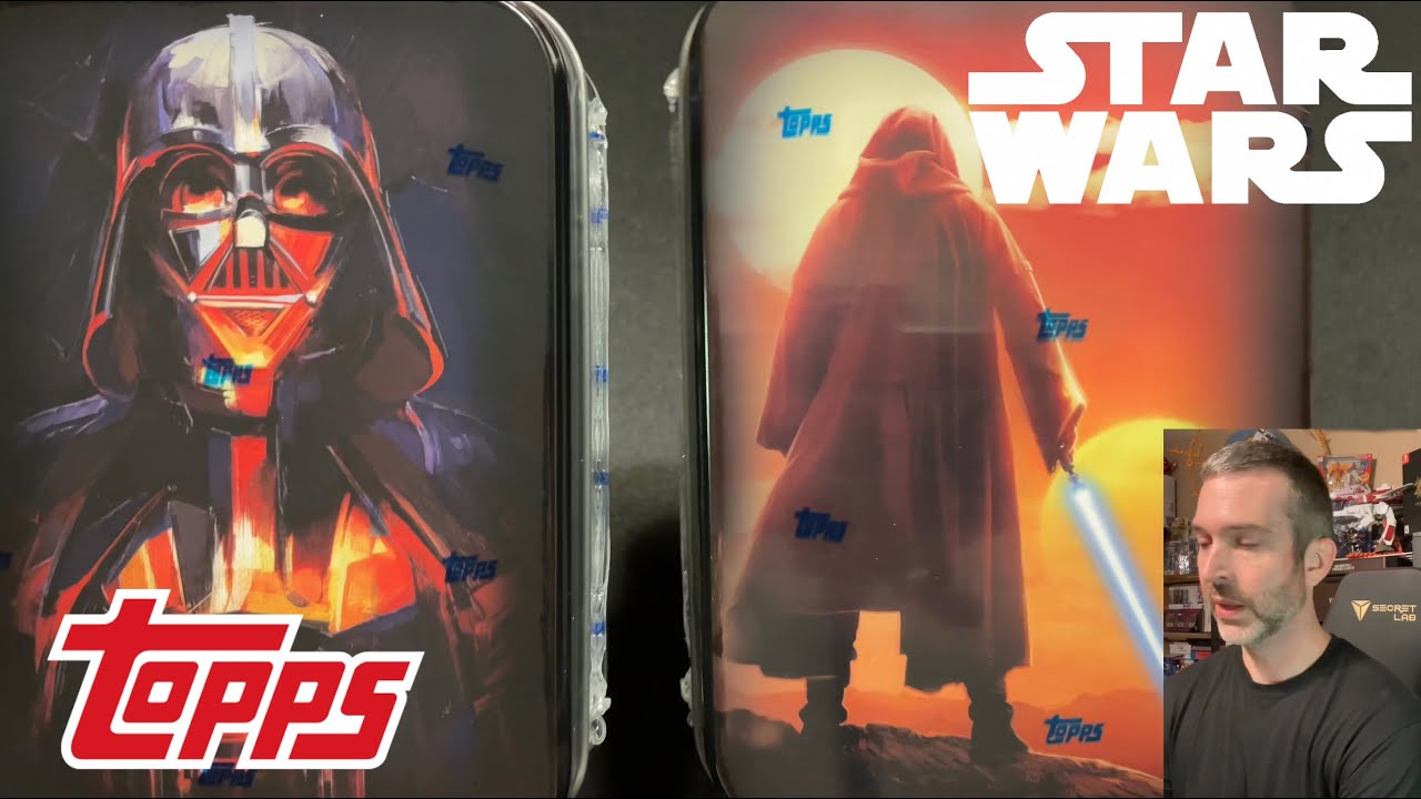 Opening a Collector's Hobby Box of Topps Star Wars Obi-Wan Kenobi Season 1 trading cards