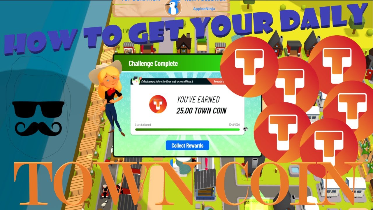 How to EARN TOWN COIN - DAY 1 - Weekly Comp - TOWNCOIN - What do you need?