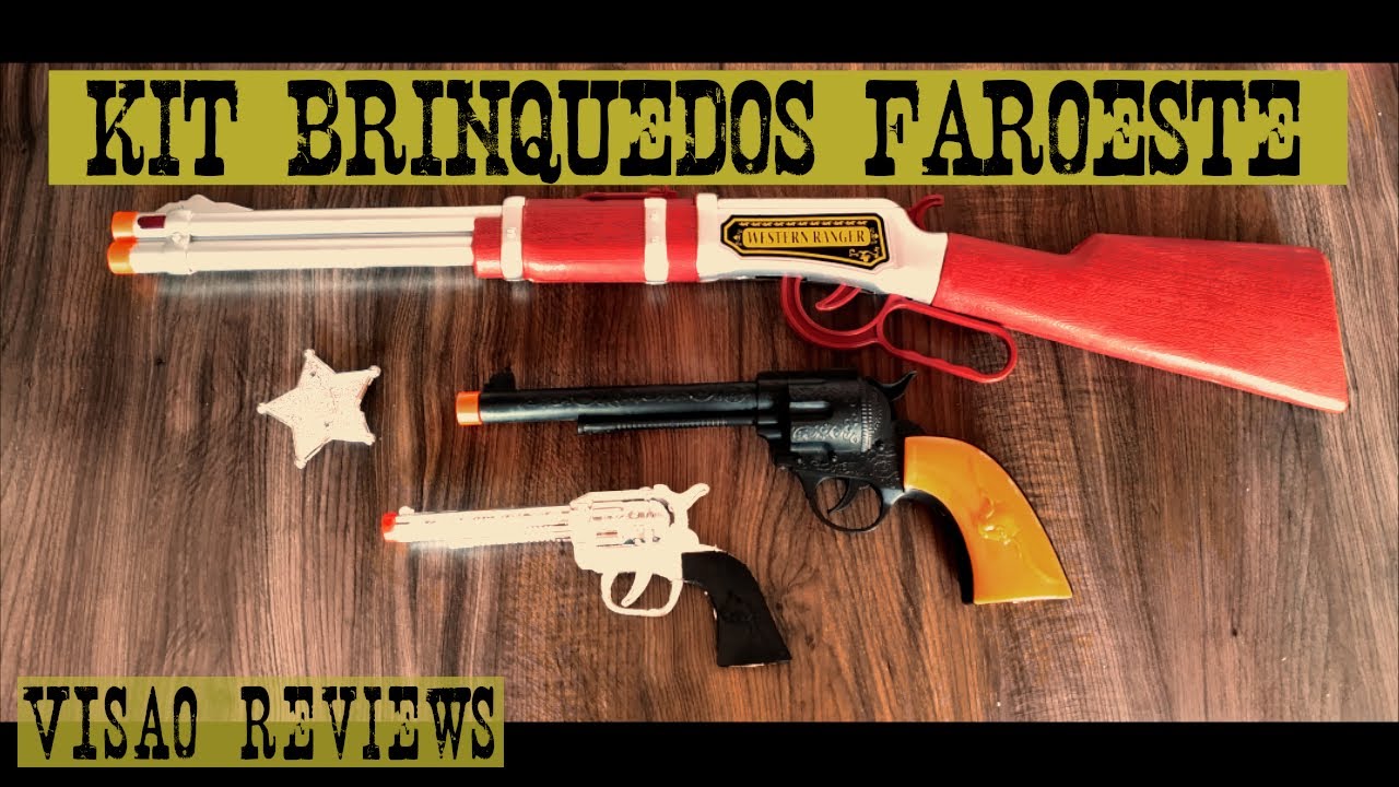Kit brinquedos do faroeste