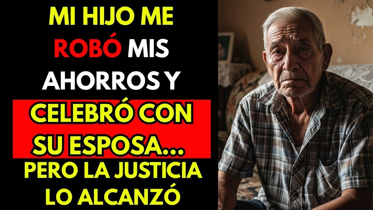 HISTORIA REAL  Mi Hijo Me Robó Mis Ahorros Y Celebró Con Su Esposa… Pero La Justicia Lo Alcanzó