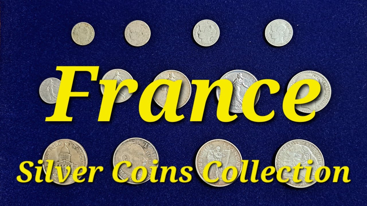 France Francs 1867-1991 Silver Coins Collection