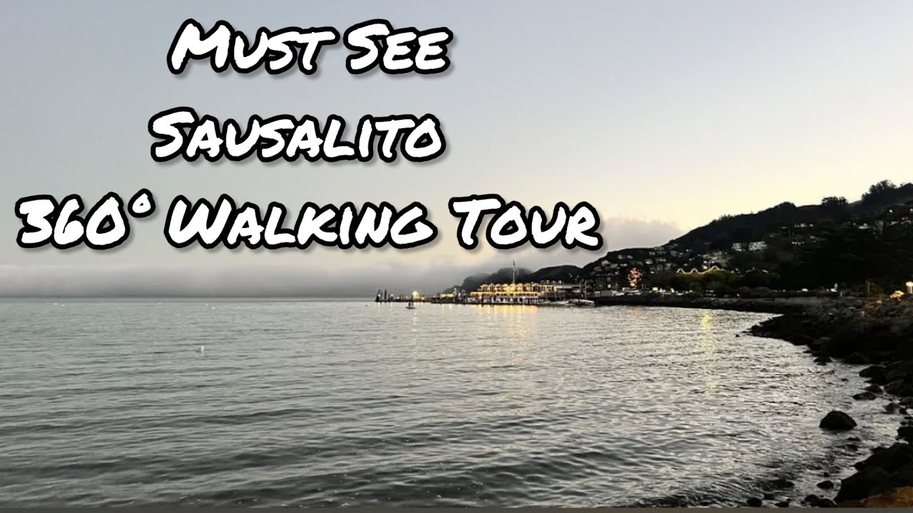 360° VR Beautiful Sausalito Walking Tour