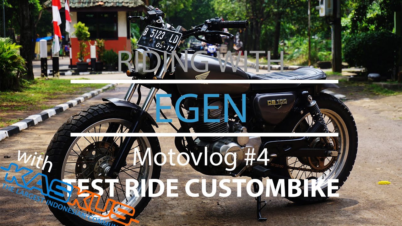 CRASH SUNMORI Sembari Test Ride Motor Custom! | Motovlog #4