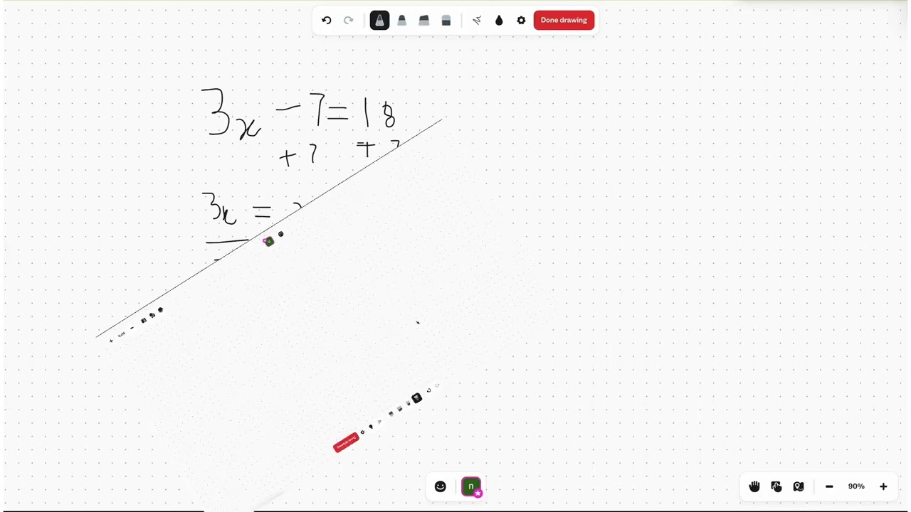 Algebra for beginners p2. Finding the value of x