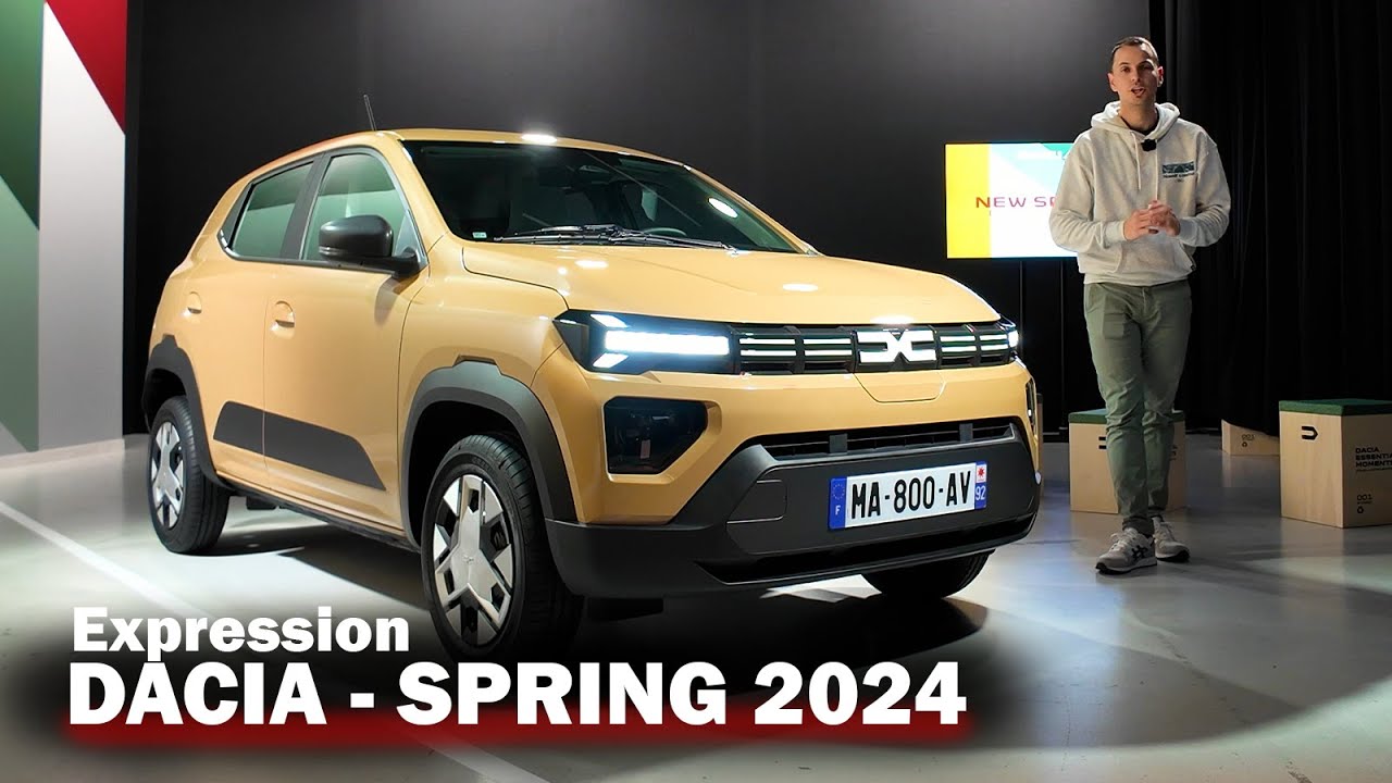 Nouvelle DACIA SPRING Version Expression 2024 - Le meilleur compromis ? 45 et 65 ch