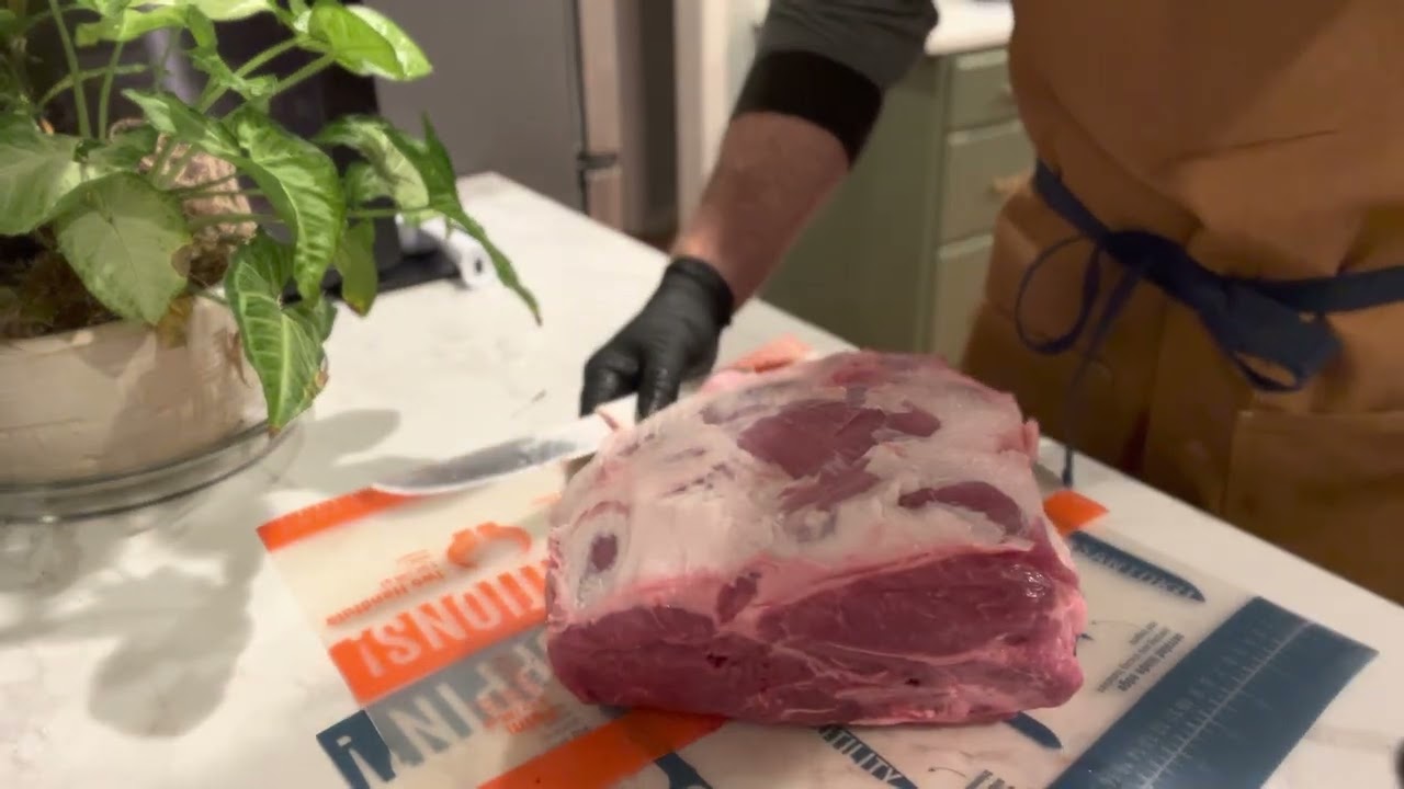 Trimming a Pork Picnic Shoulder for Pulled Pork