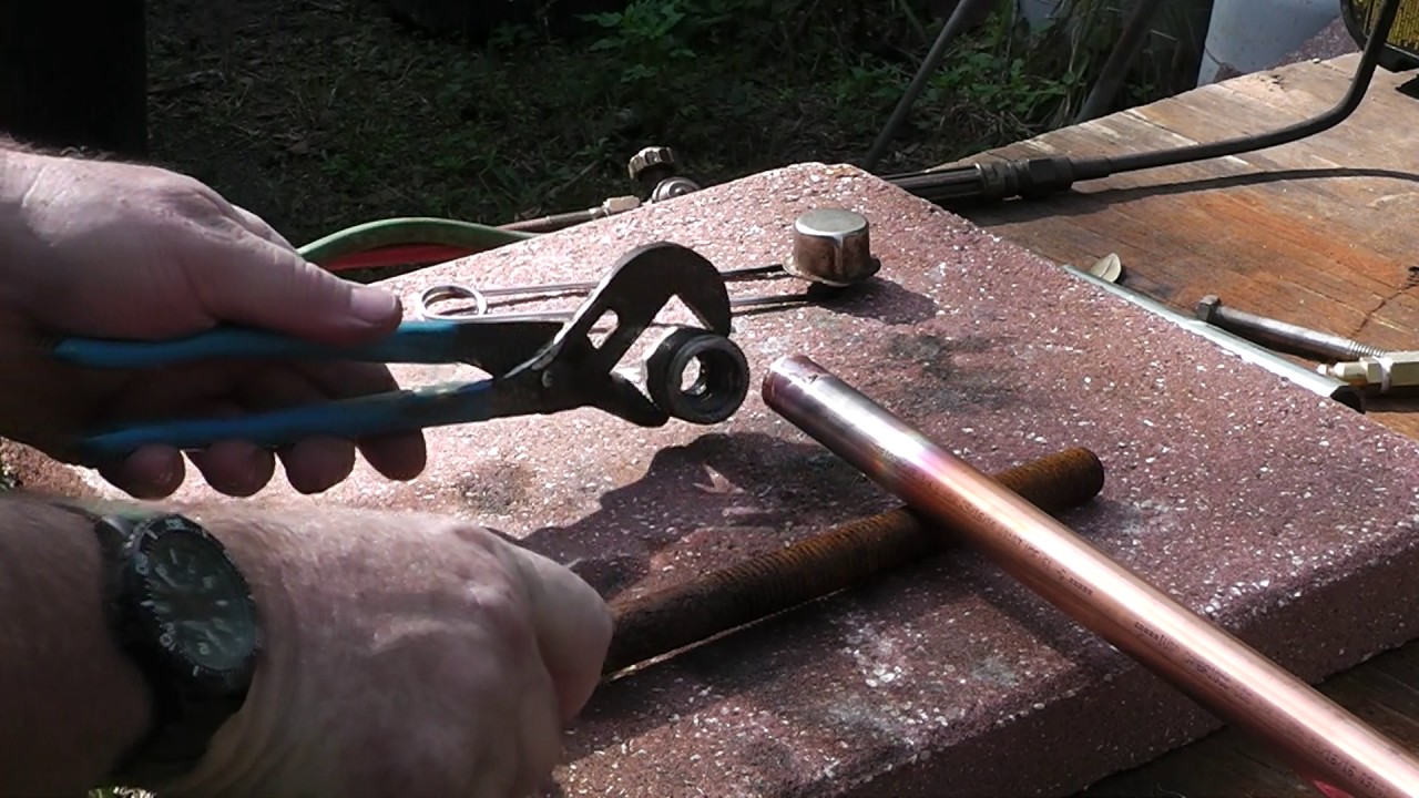 Brazing Copper Pipe To Galvanized Steel Fitting